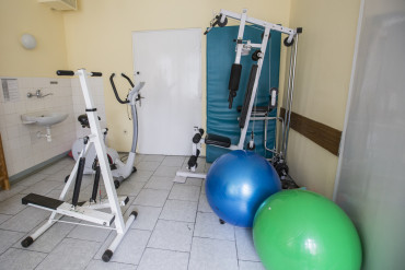 Zdjęcie przedstawia przykładową salę ćwiczeń